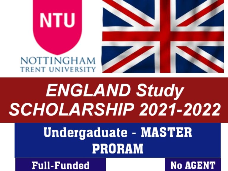 Nottingham Trent international University Fully Funded Scholarships 2021