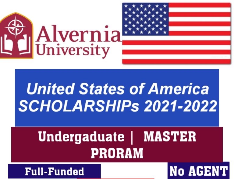 Alvernia University of USA Fully Funded Scholarships 2021