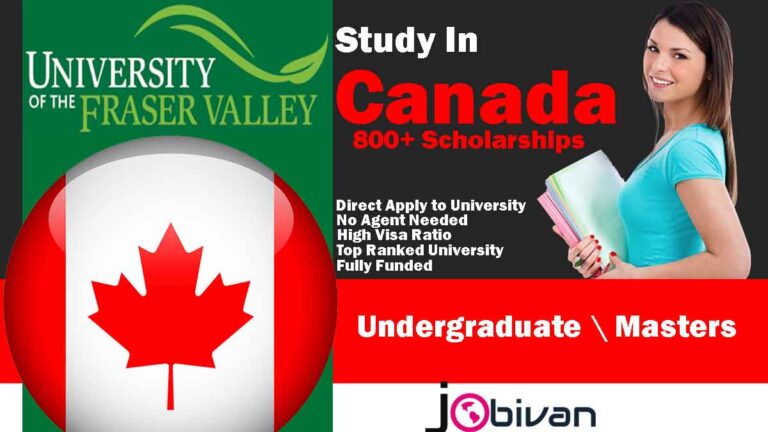 The University of the Fraser Valley Fully Funded Scholarships Programs 2021-2022