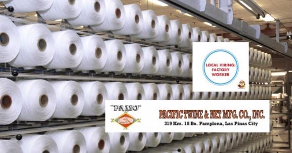 Factory workers hiring in Las Pinas Philippines