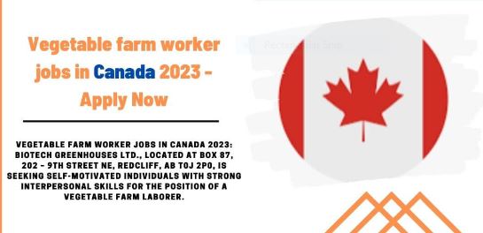 Farm Workers Required In Canada 