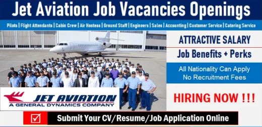 Jet Aviation Careers & vacancies 2023