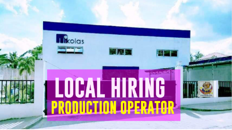 Philippines Hiring Production Operators For Mikolas Corporation 2023