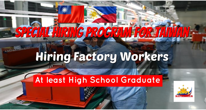 Taiwan Hiring Factory Workers For High Tech Battery Inc 2023