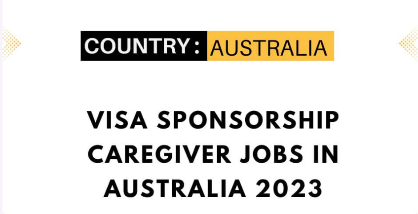 Visa Sponsorship for Australian Child Carers Jobs 2023