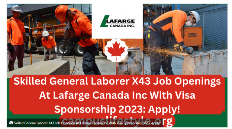 Skilled General Laborer Jobs in Canada