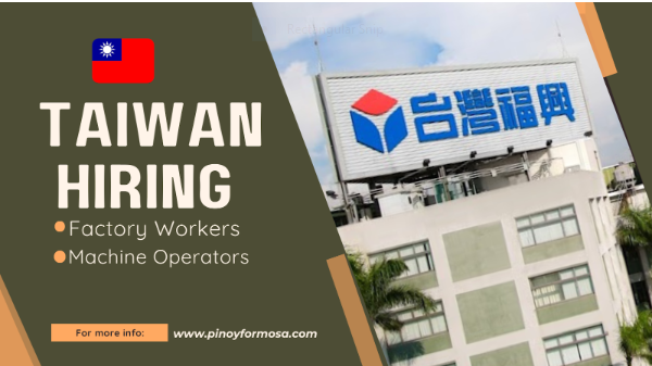 Taiwan Hiring Factory Worker For Walsin Technology Corporation