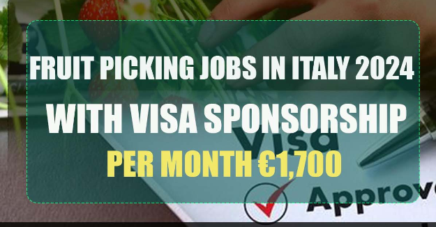 Farm Worker/Fruit Picking Jobs in Italy 2024
